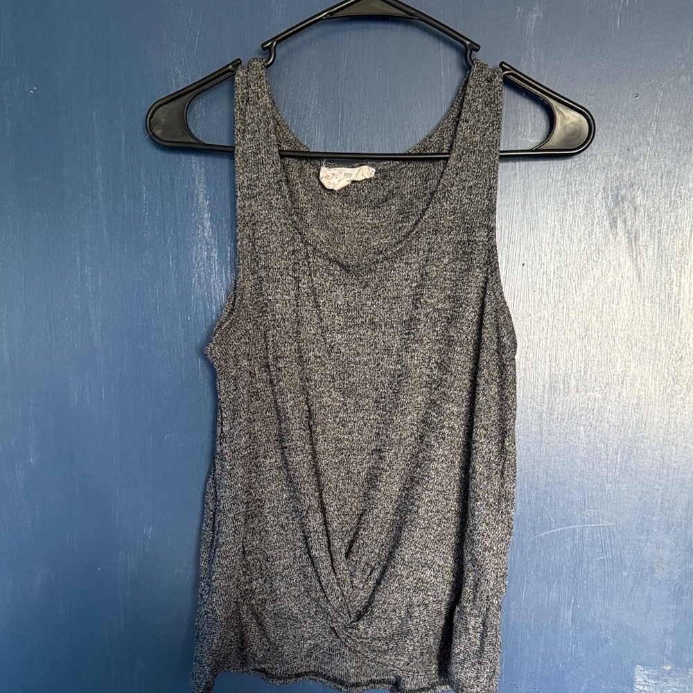 Gray Women's Sleeveless Top